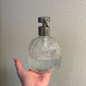 Marshall Clear Glass Bottle with White Label